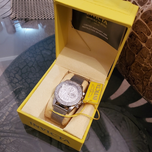 Invicta Wizard Ice Quartz Chronograph Crystal - Picture 4 of 8